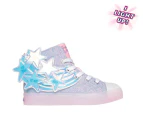 Skechers Girls' Twinkle Toes: Twi-Lites 2.0 Light-Up Sneakers - Lavender/Pink