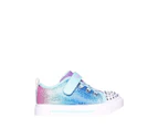 Skechers Toddler Girls' Twinkle Toes: Twinkle Sparks Sequin Flash Light-Up Sneakers - Light Blue/Multi