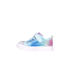 Skechers Toddler Girls' Twinkle Toes: Twinkle Sparks Sequin Flash Light-Up Sneakers - Light Blue/Multi