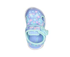 Skechers Toddler Girls' Heart Lights Light-Up Sandals - Aqua/Multi