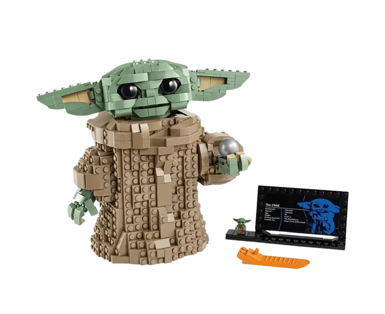 Building Blocks Set - Star Wars Inspired Baby Yoda DIY Toy Model for Kids Christmas Gift and Birthday Present