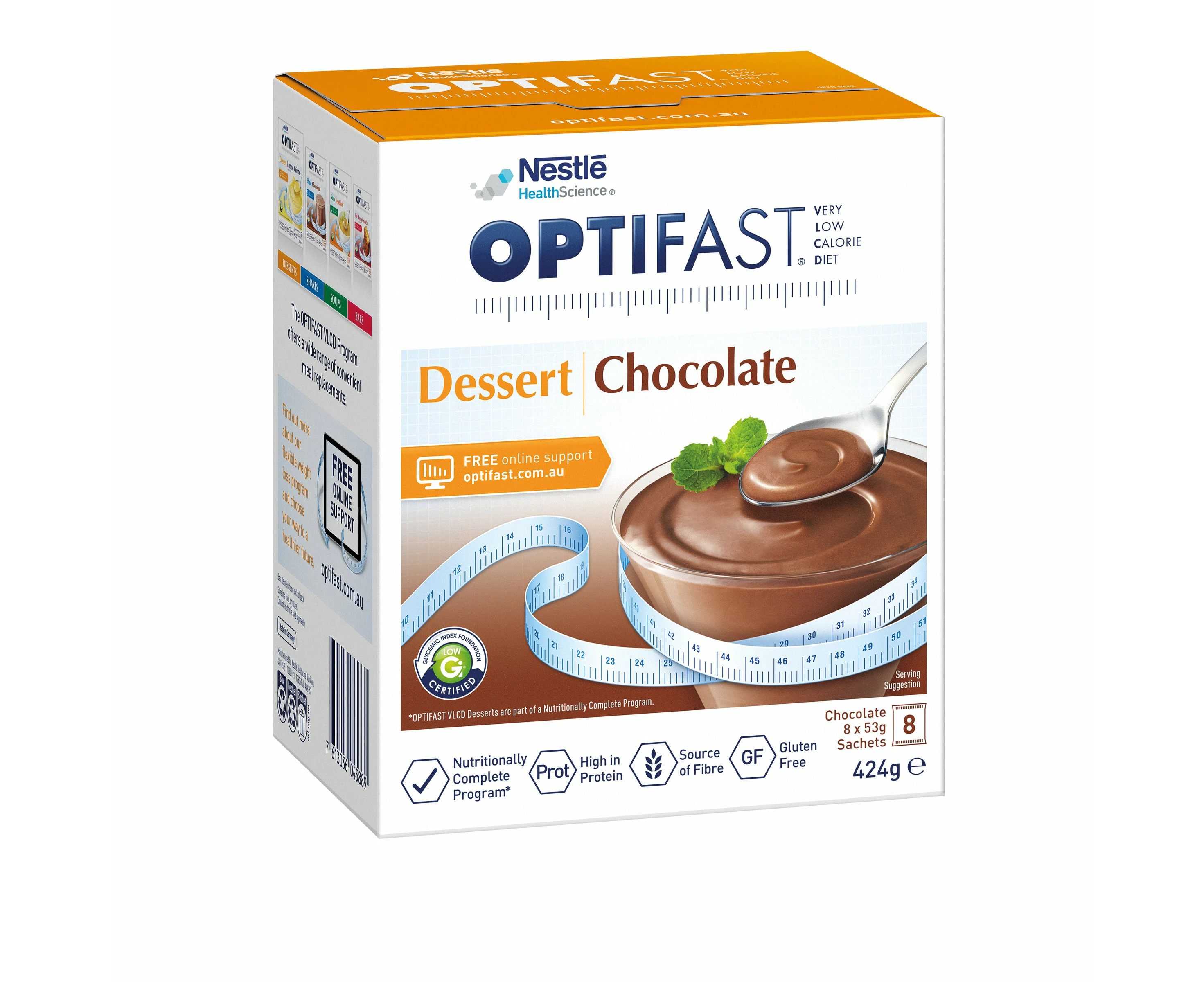 Optifast VLCD Dessert Chocolate 8X53G