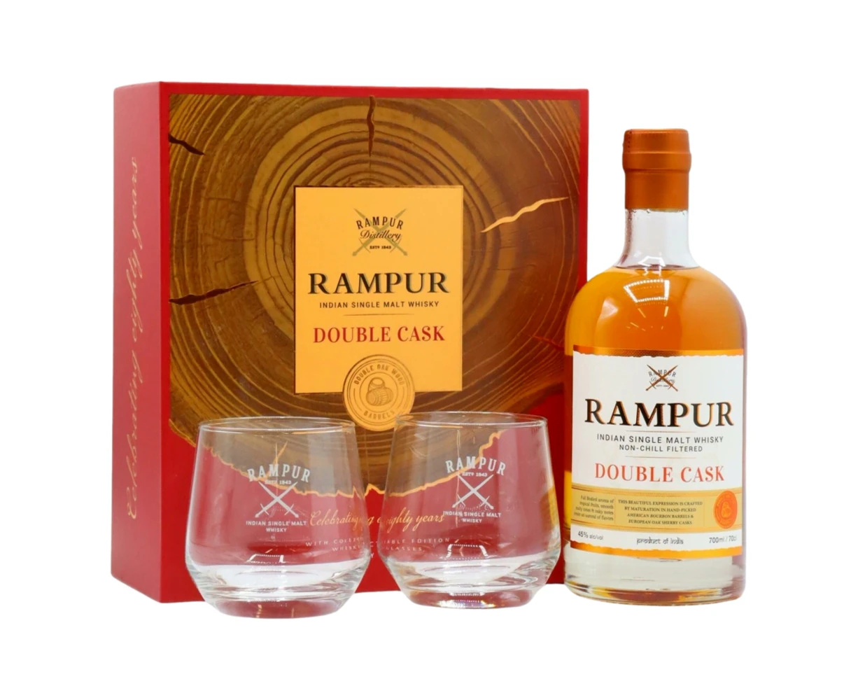 Rampur Double Cask "Celebrating Eighty Years" Gift Pack