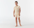 Bonds Toddler/Kids' Tee & Shorts Sleep Set - Sun Burst/Yellow