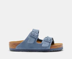 Birkenstock Women's Arizona Suede Regular Fit Sandals - Elemental Blue