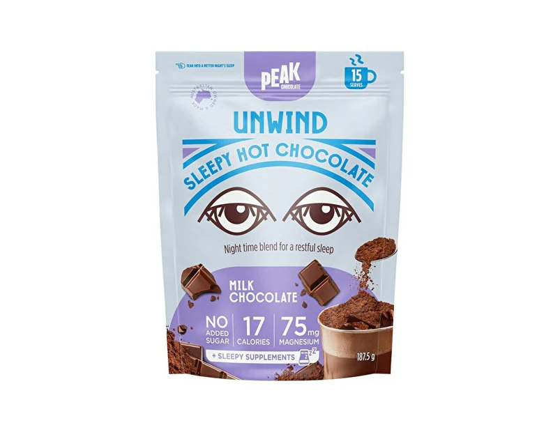 Peak Chocolate Unwind Sleepy Hot Chocolate Milk 187.5g