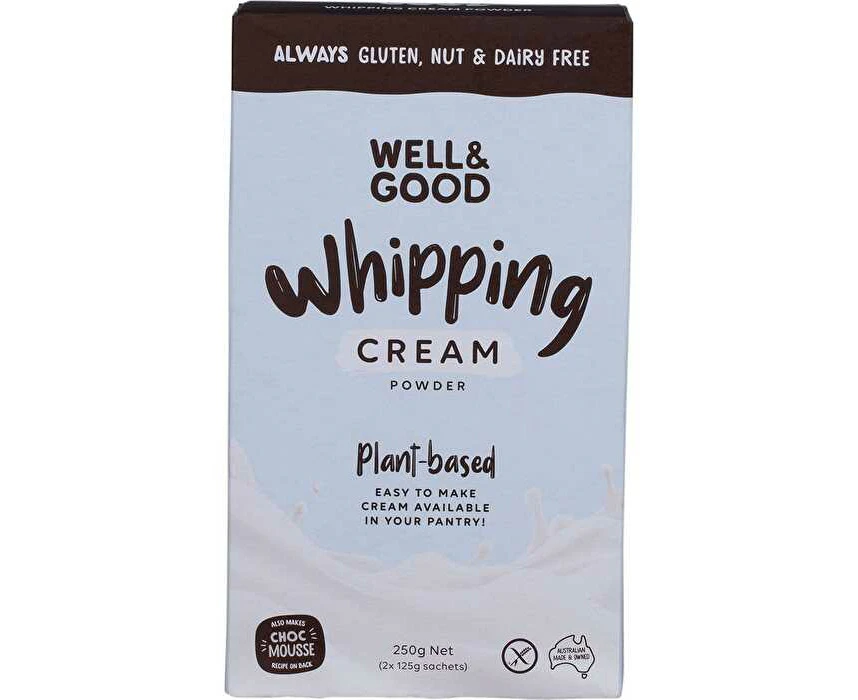 WELL & GOOD Plant Based Whipping Cream Powder 250g