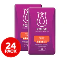 2 x 12pk Poise Extra Pads