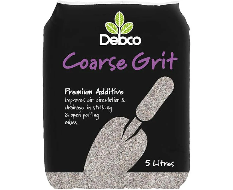 Debco Coarse Grit for Potting Mixes 5L - Improves Air Circulation & Drainage - For Creating Own Mixes - Bonsai Mix & Open Cutting Mix