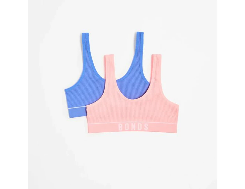 Bonds Retro Rib Tank Crops 2 Pack