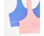 Bonds Retro Rib Tank Crops 2 Pack