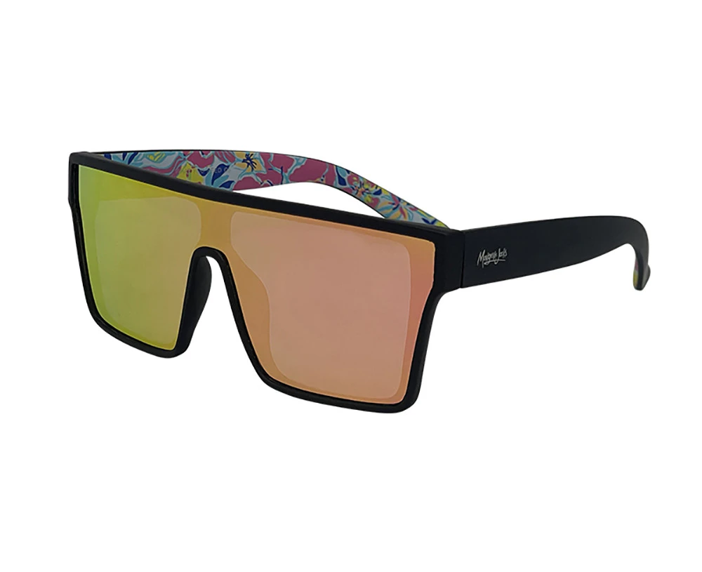 Mangrove Jacks What You Need C6 Matte Black / Pink Revo Polarised Lenses