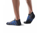 LP Support Low Cut Running Compression Socks SOU3101Z - Black/Blue