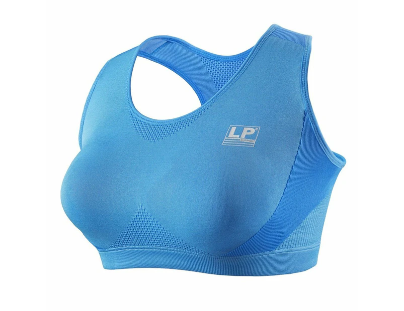 LP Support EmbioZ Women's Compression Sports Bra 235Z - Blue