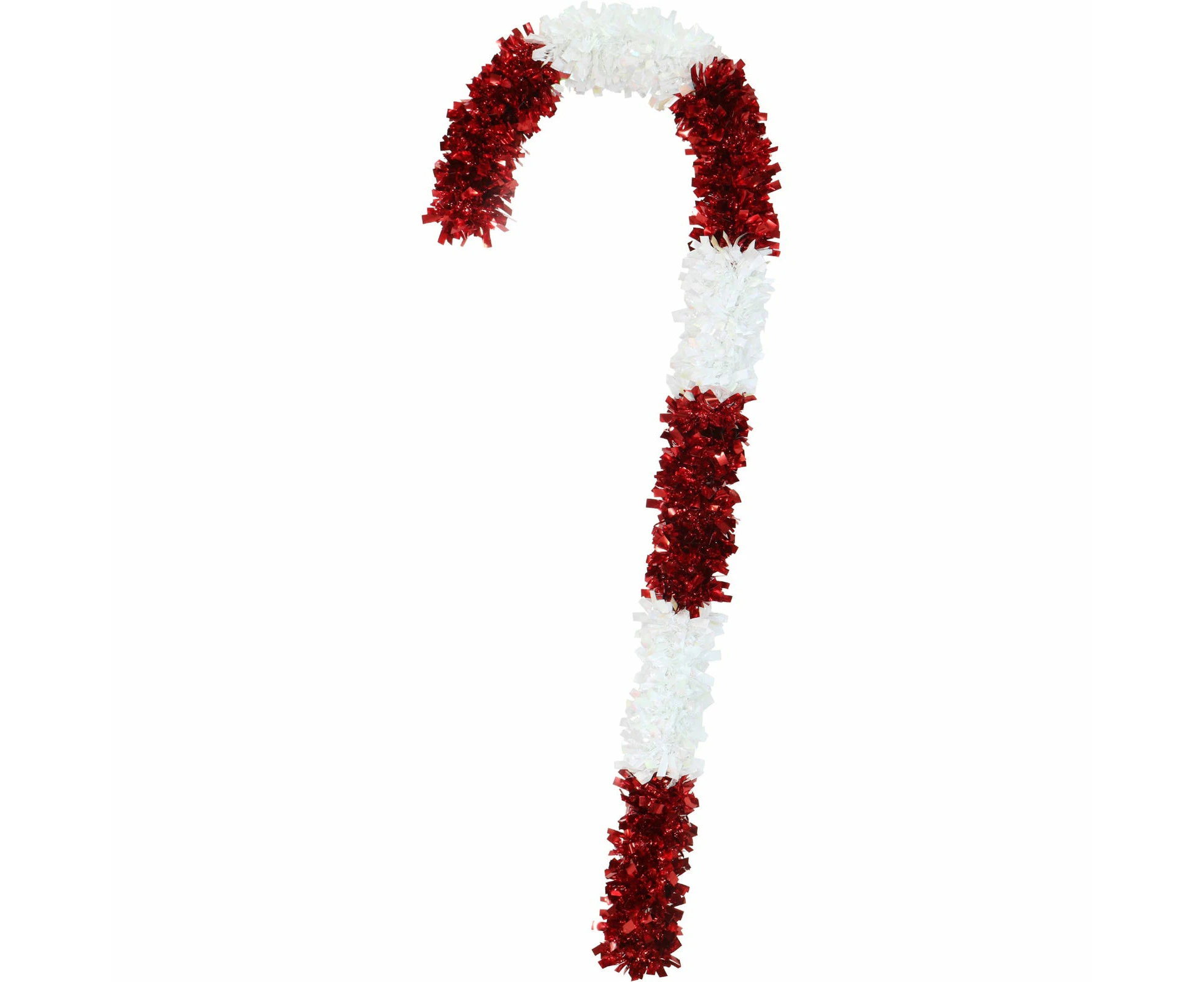 Giant Christmas Candy Cane Tinsel Decoration 70cm