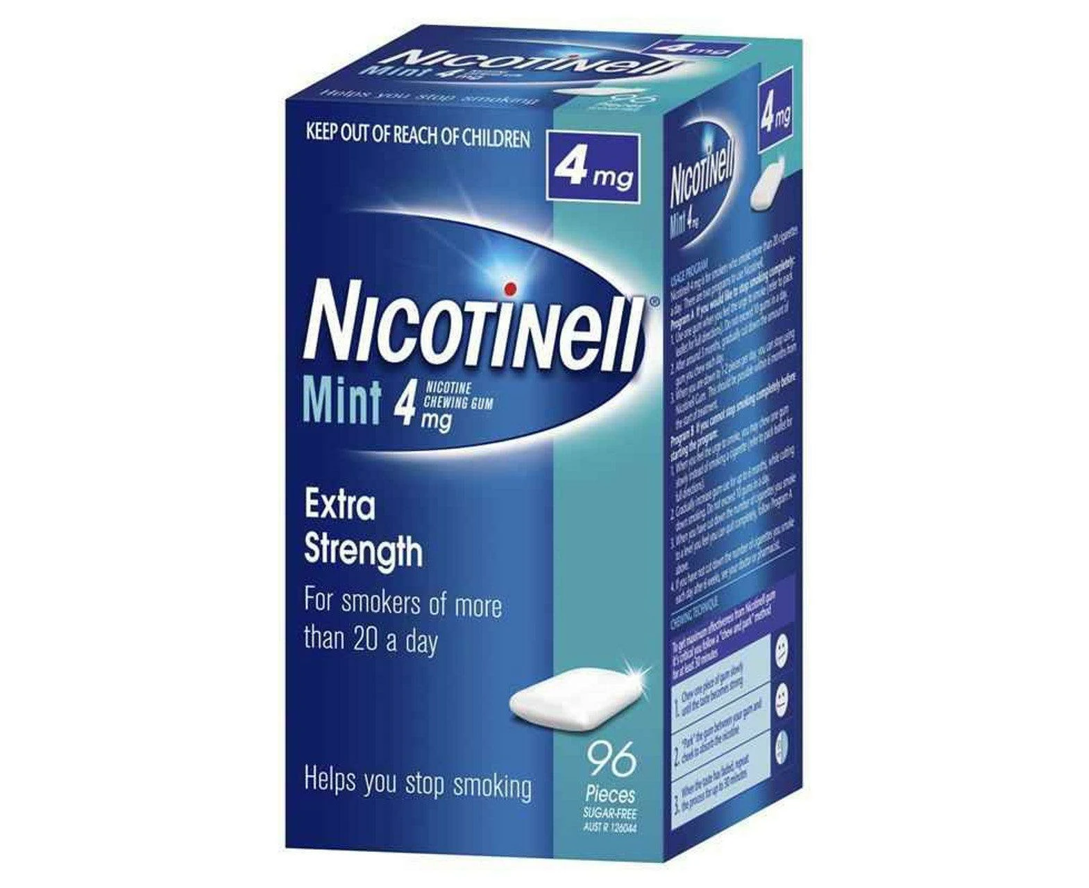 Nicotinell Chewing Gum 4mg Mint | 96 Pieces