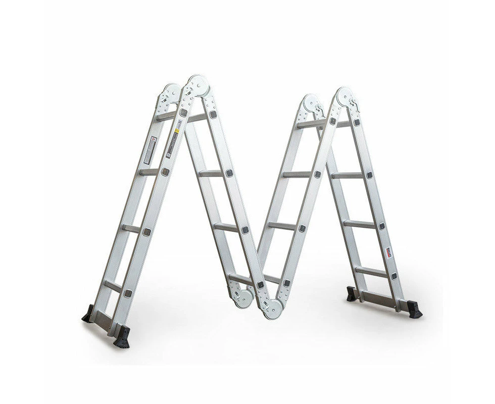 Ladders Bullet Pro 4.7M Multi Purpose Ladder Aluminium Extension Folding Adjustable Step