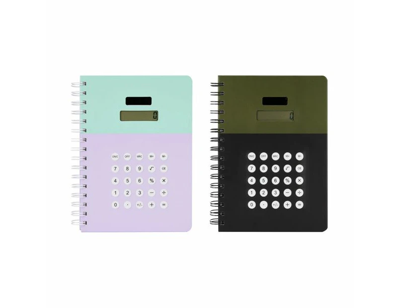 Notebook with Calculator, Assorted - Anko