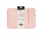 Laptop Sleeve with Cable Case, Pink - Anko