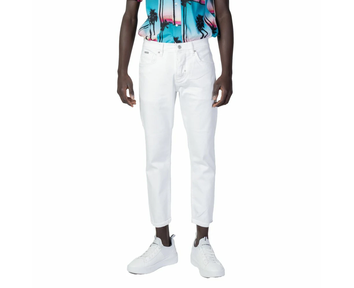 Antony Morato White Cotton Jeans & Pant