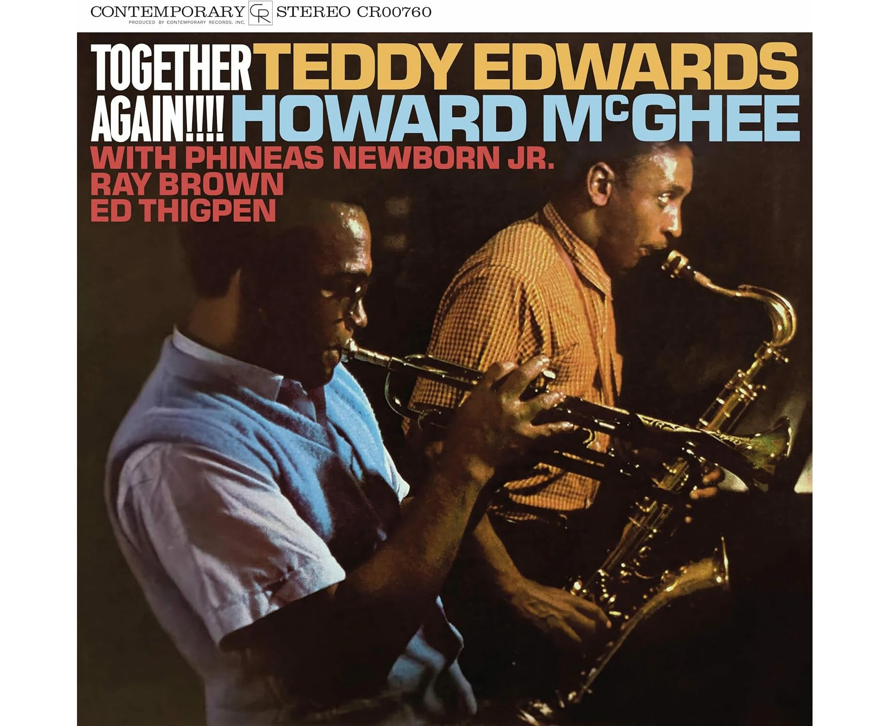 Teddy Edwards & Howard McGhee - Together Again!!!! (Contemporary Records Acoustic Sounds Series)  [VINYL LP] USA import