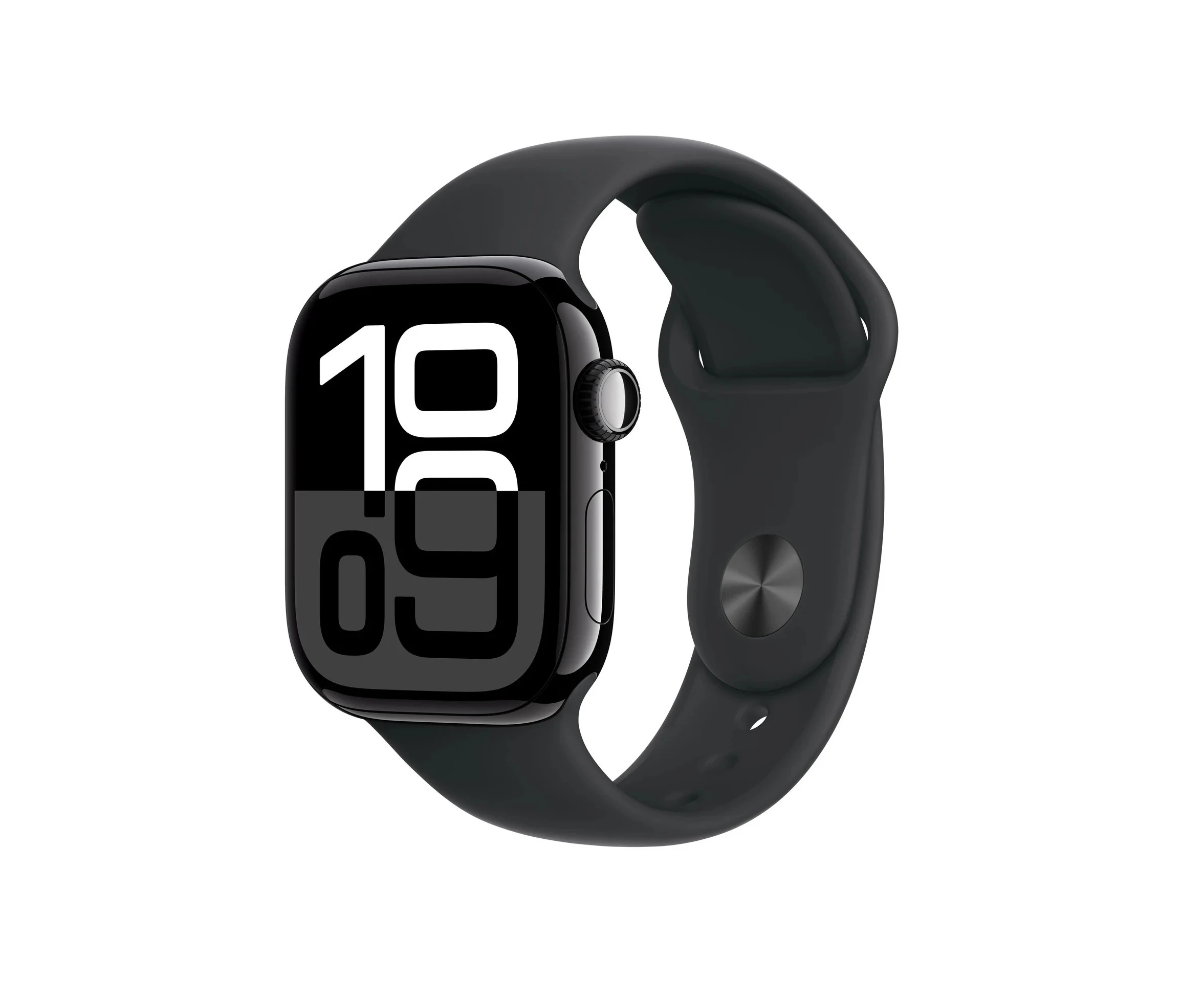 Apple Watch Series 10 Jet Black Aluminium Case GPS (Black, 42mm, S/M)