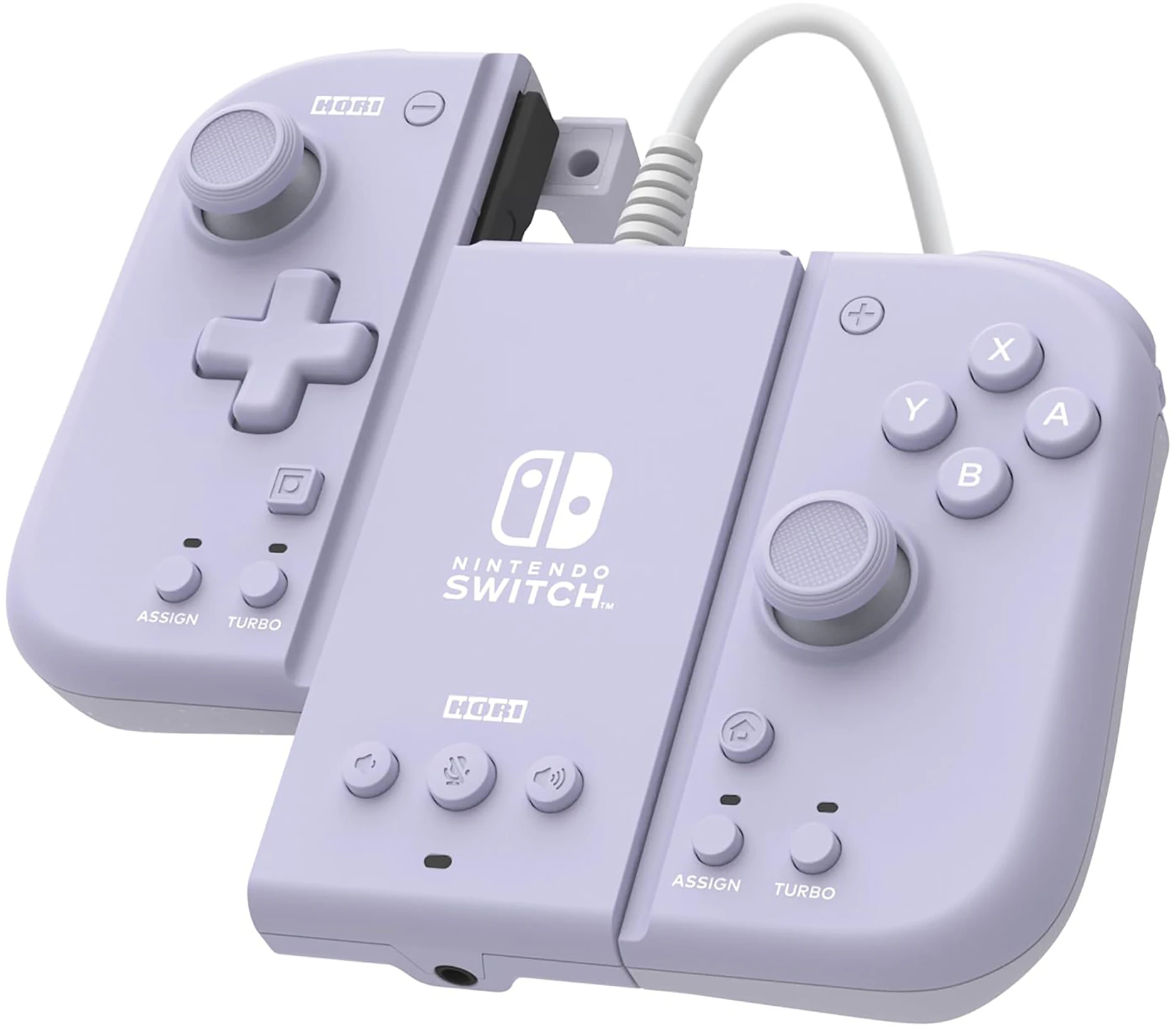 HORI Split Pad Compact Attachment Set: Lavender for Nintendo Switch - Officially Licensed By Nintendo  [GAMES ACCESSORIES] USA import