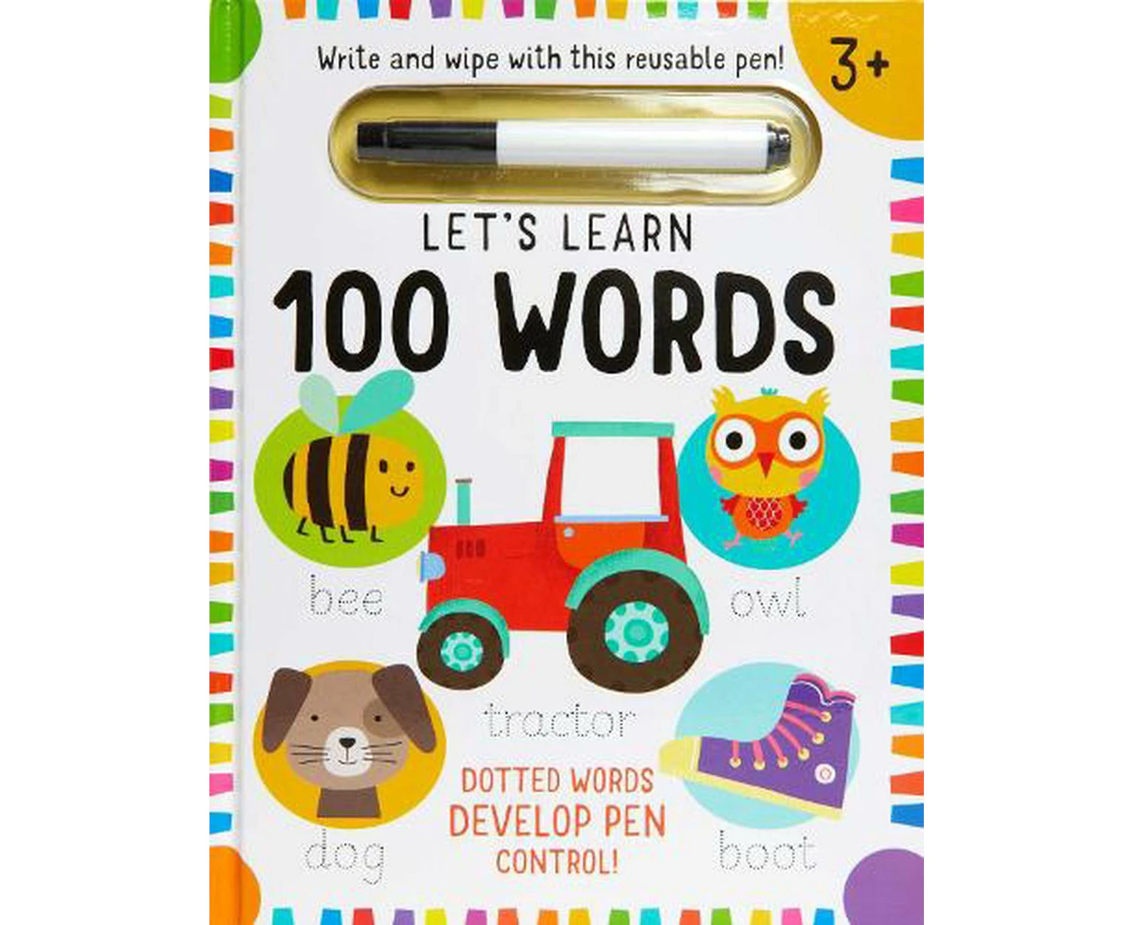 Let's Learn: First 100 Words (Write and Wipe)