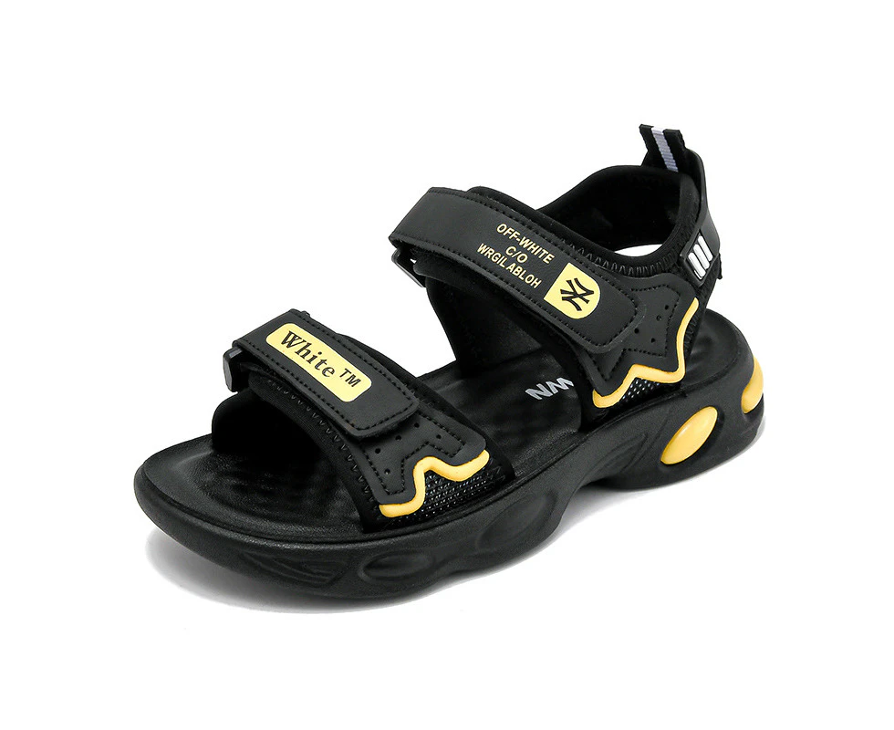 Boys sandals 2024 new summer medium and large children's breathable little boy beach shoes children's trendy boys shoes