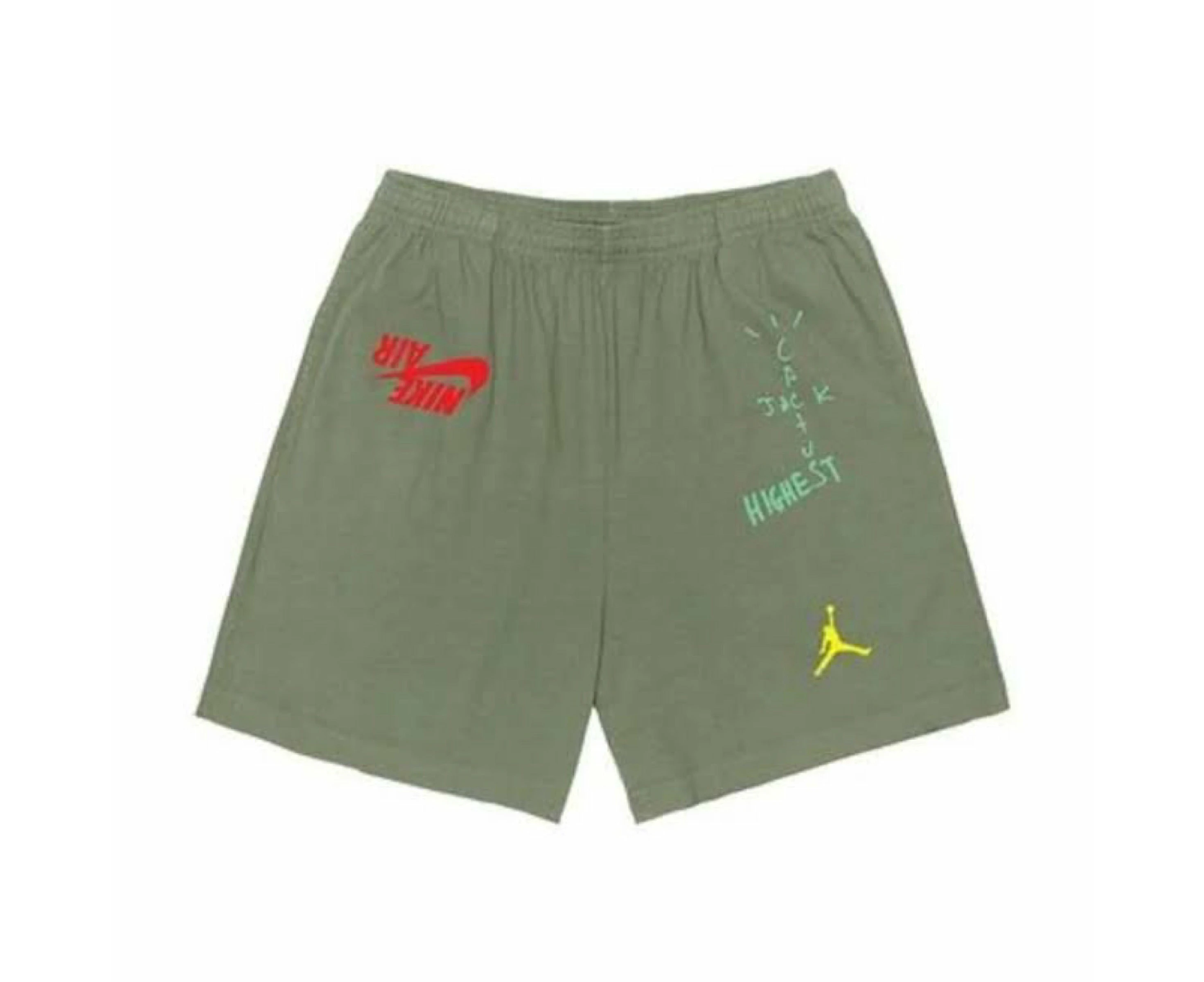 Travis Scott x Jordan Highest Sweatshorts - Olive