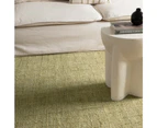 Cheapest Rugs Online Abasco Green Knitted Wool in Olive Rug