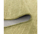 Cheapest Rugs Online Abasco Green Knitted Wool in Olive Rug