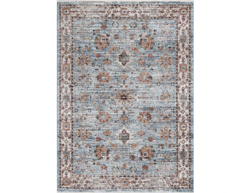 Edgar Roanoke Transitional Blue Rug