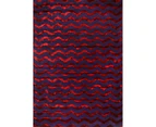 Artisan Opulence Chevron in Red Rug