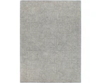 Posy Labyrinth 09C in Grey Wool Rug