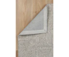 Posy Labyrinth 09C in Grey Wool Rug