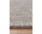 Posy Labyrinth 09C in Grey Wool Rug