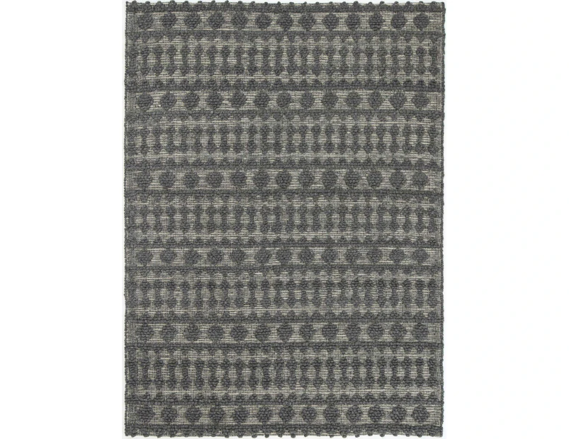 Kaiden Fine Tribal Grey Wool Rug