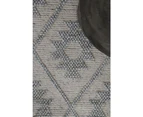 Diogo Geometric in Light Grey Wool Rug