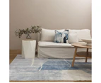 Cloud Modern Neutral Abstract in Blue Rug - 230X160CM