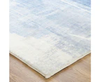 Cloud Modern Neutral Abstract in Blue Rug - 230X160CM