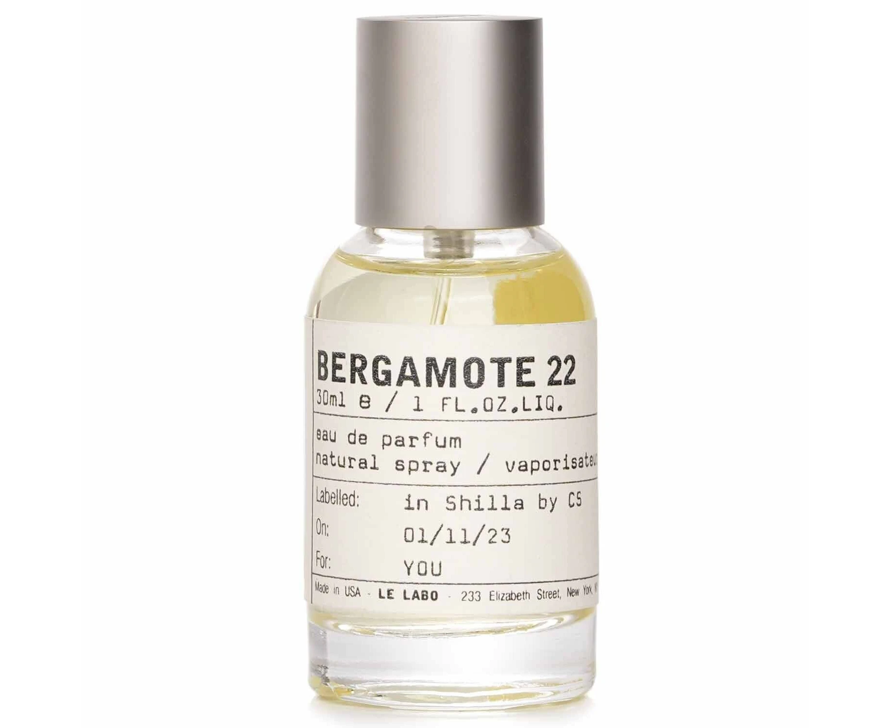 Le Labo Bergamote 22 Eau De Parfum Spray  30ml/1oz