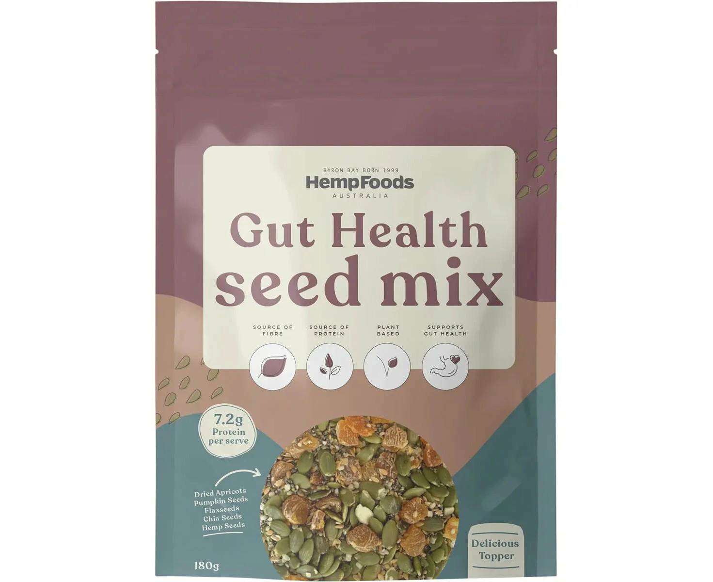 HEMP FOODS AUSTRALIA Gut Health Seed Mix 5x180g