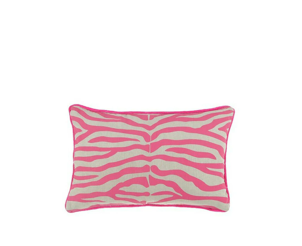 Zebra Cushion Pink 60x40cm