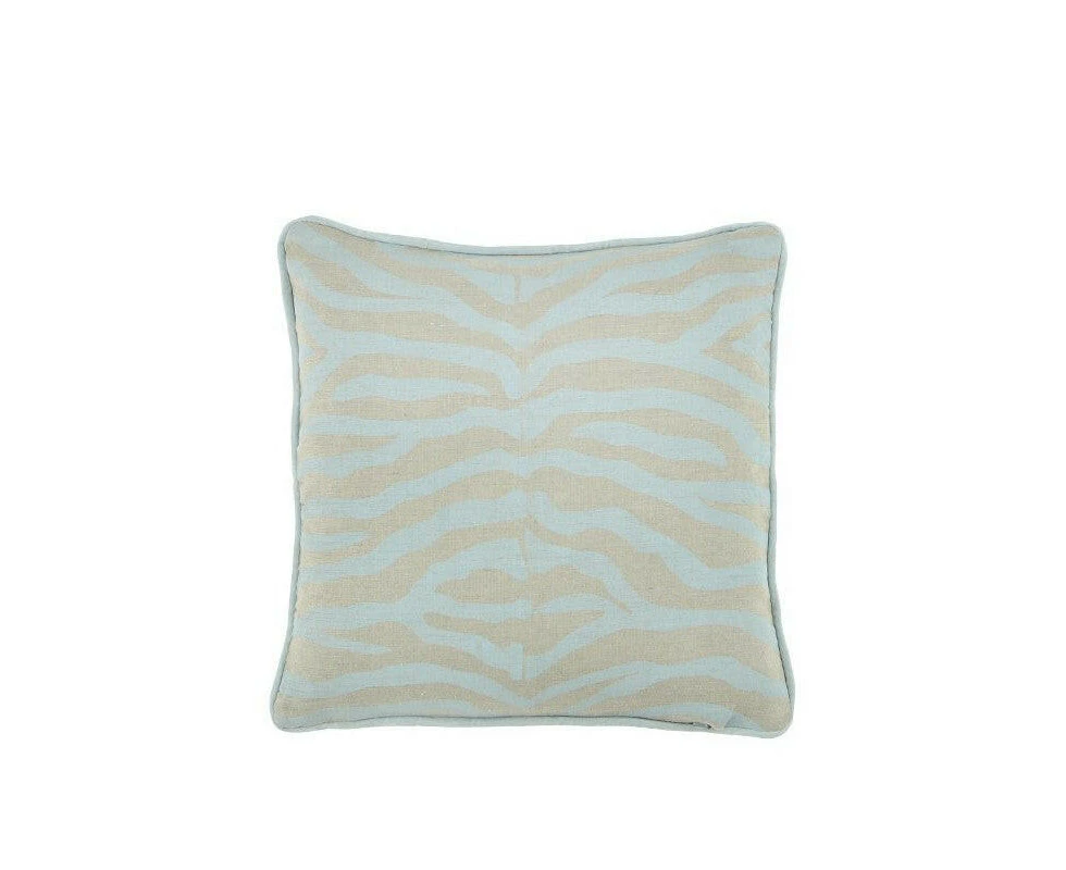 Zebra Cushion Pale Blue 45x45cm