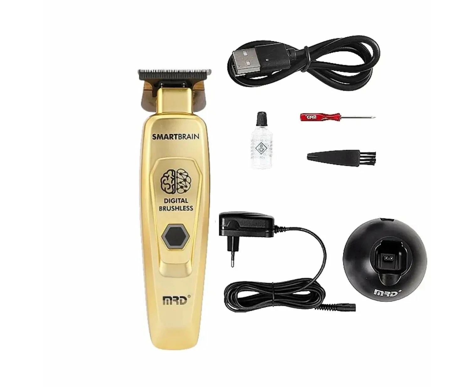 Moreda MRD Professional Cordless Brushless Motor Metal Trimmer - Gold