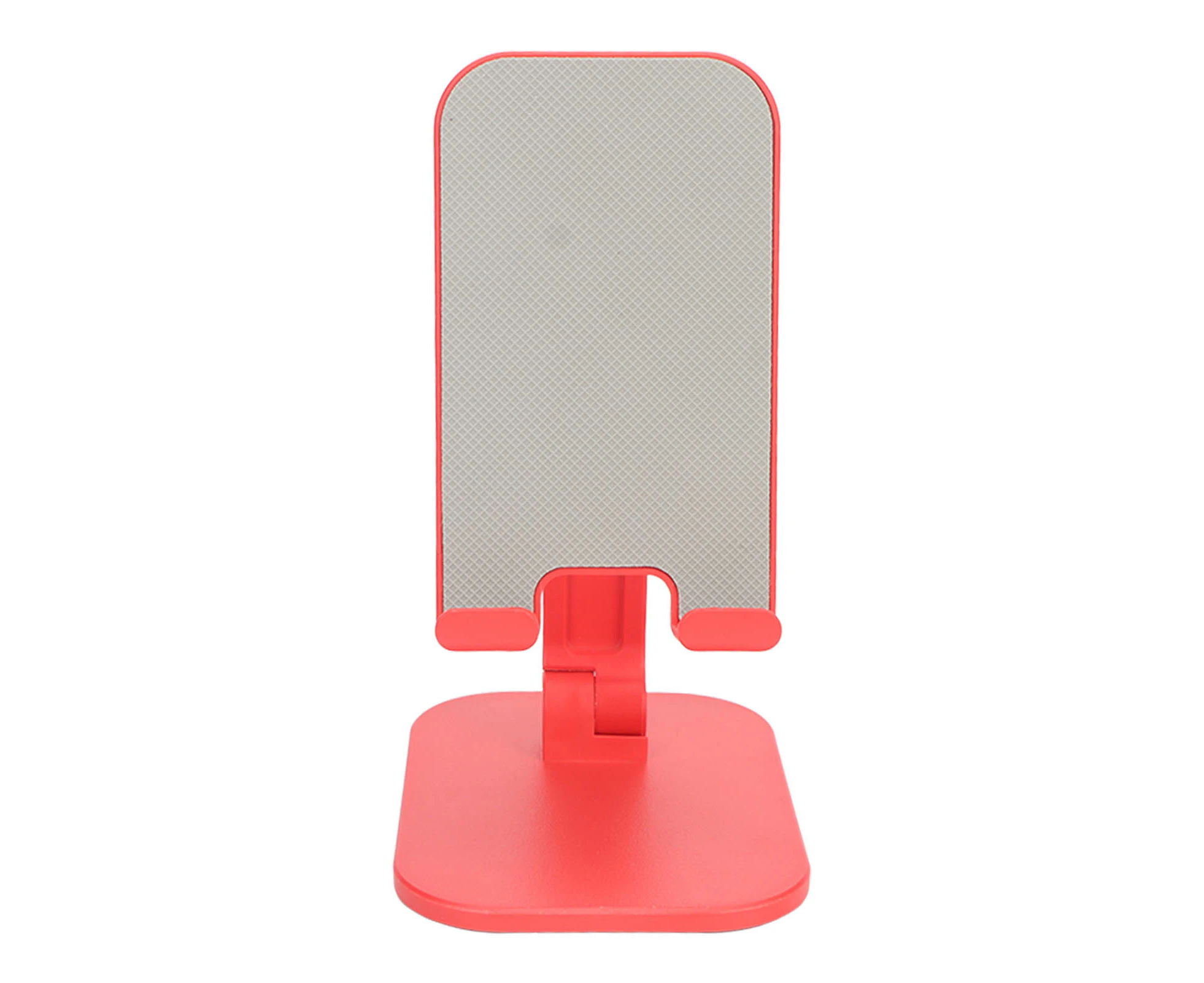 Desk Phone Stand Red Hands Free Anti Slip Base Adjustable Multifunction Phone Holder Stand for 4.7 to 7.9in Phone