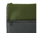 Pencil Case with Letters, Khaki - Anko