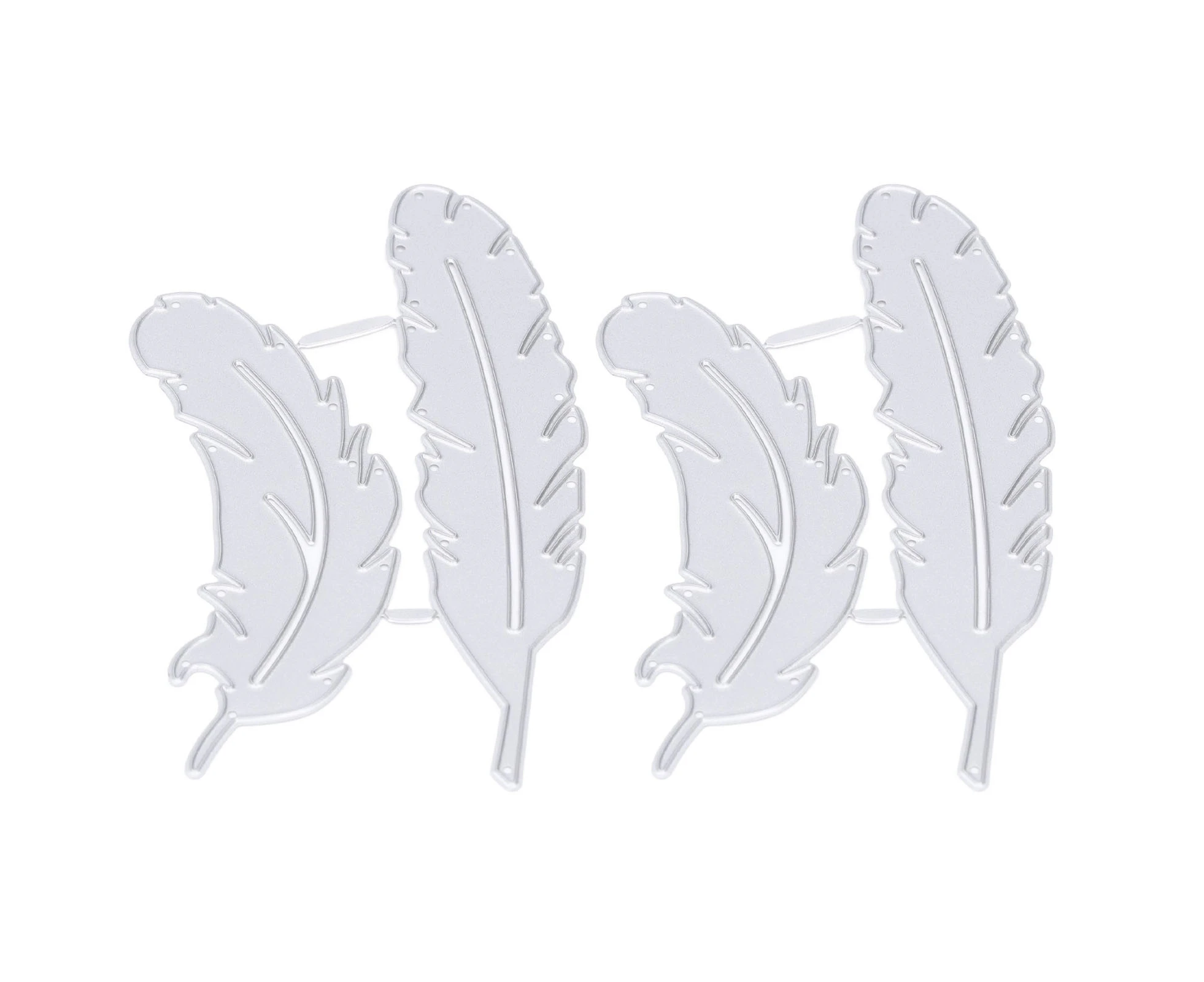 Die Cuts DIY Crafts Feather Shape Metal Embossing Lace Cutting Paper Cutting Card Mould