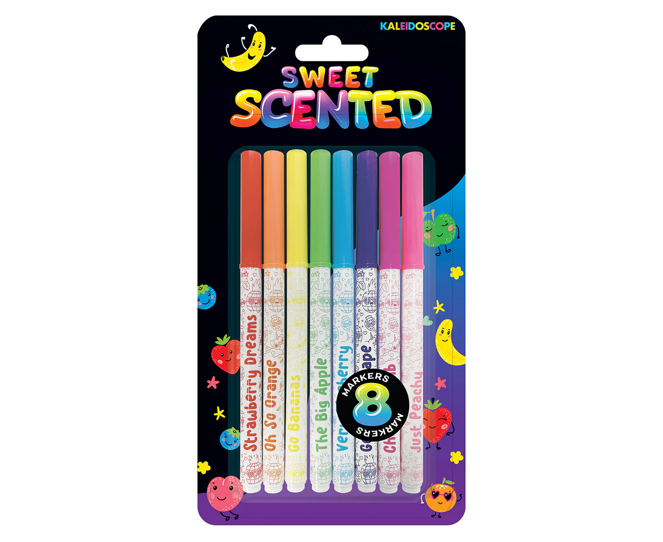 Kaleidoscope Sweet Scented Markers 8-Pack